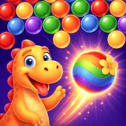 Dino Bubbles Bubbles Shooter Games